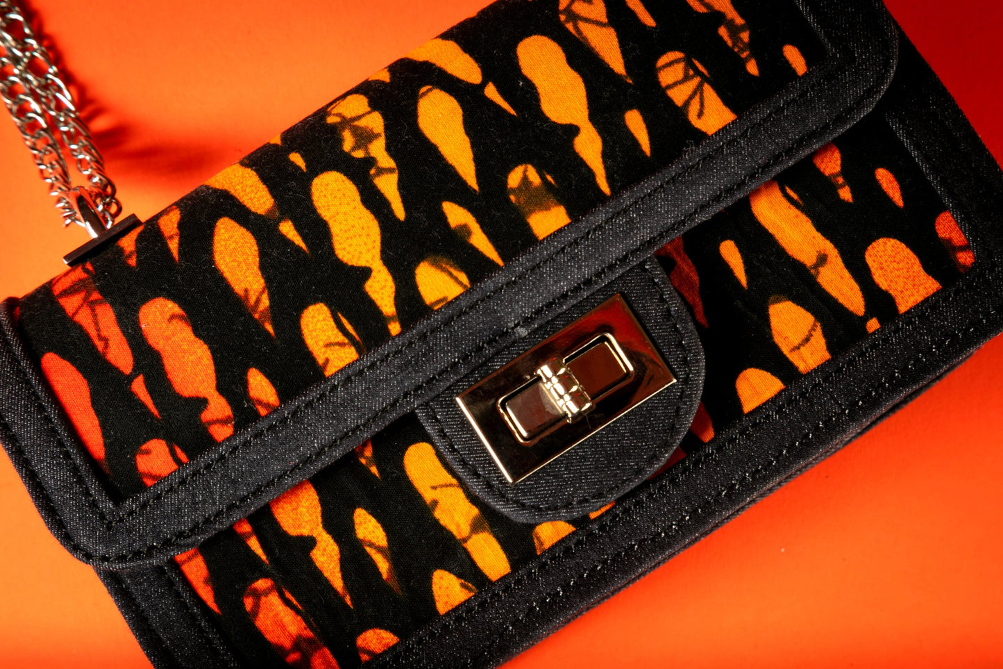 Ichaka – African Print x Denim Handbag - Zee Store