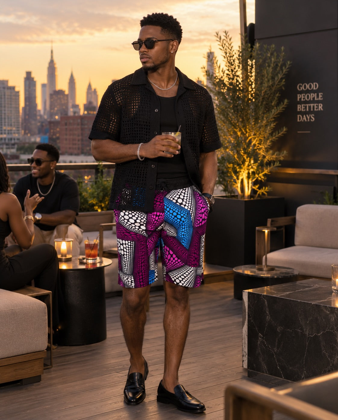 Gese  - African Print Unisex Shorts