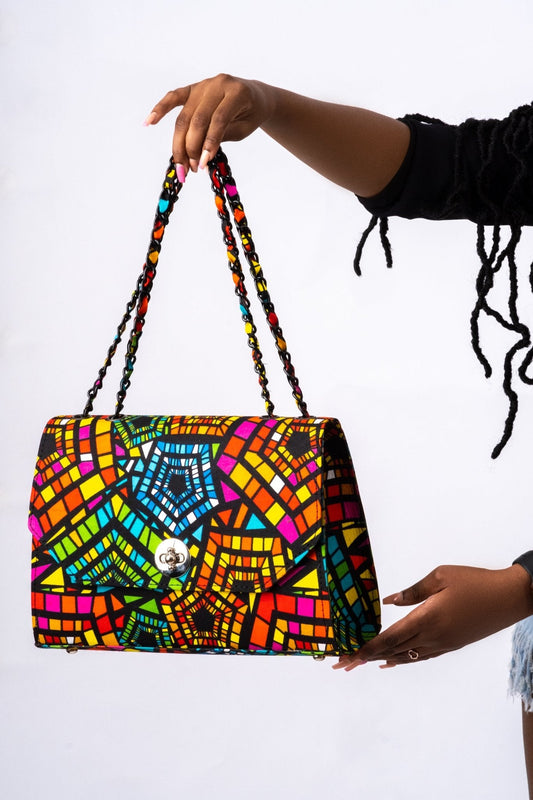 Kpanlogo - African Print Maxi Handbag - Zee Store