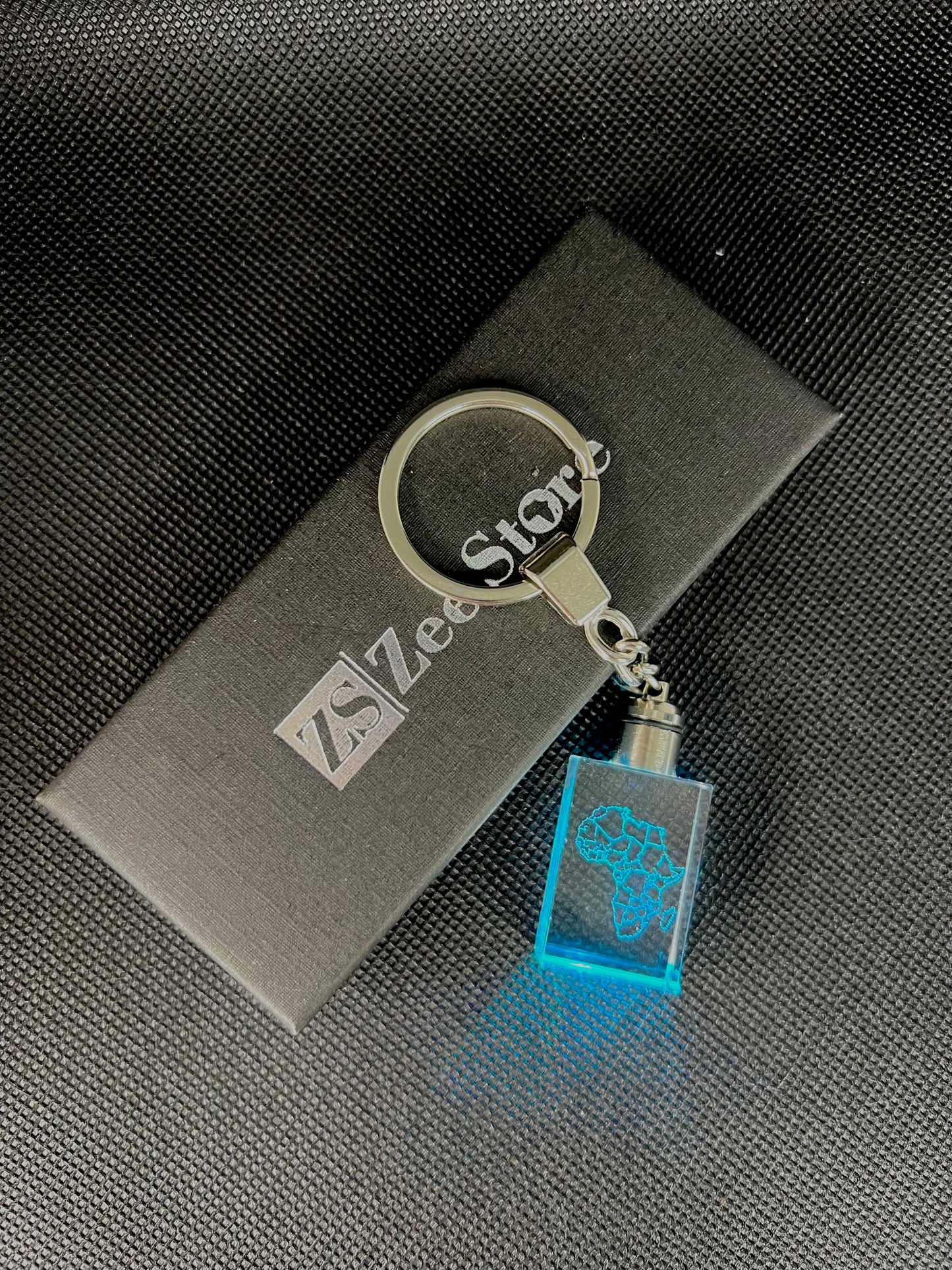 LED Light African Keychain